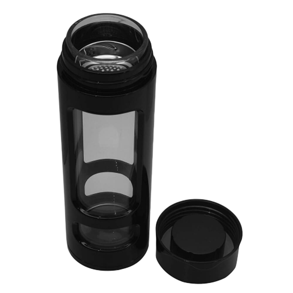 Blend Stainless Steel Glass Bottle with Pill Holder